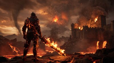 Inferno Knight Wallpaper
